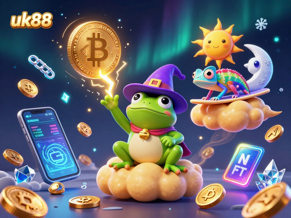 Catch the excitement at uk88 with dynamic golden coins and vibrant gaming symbols.